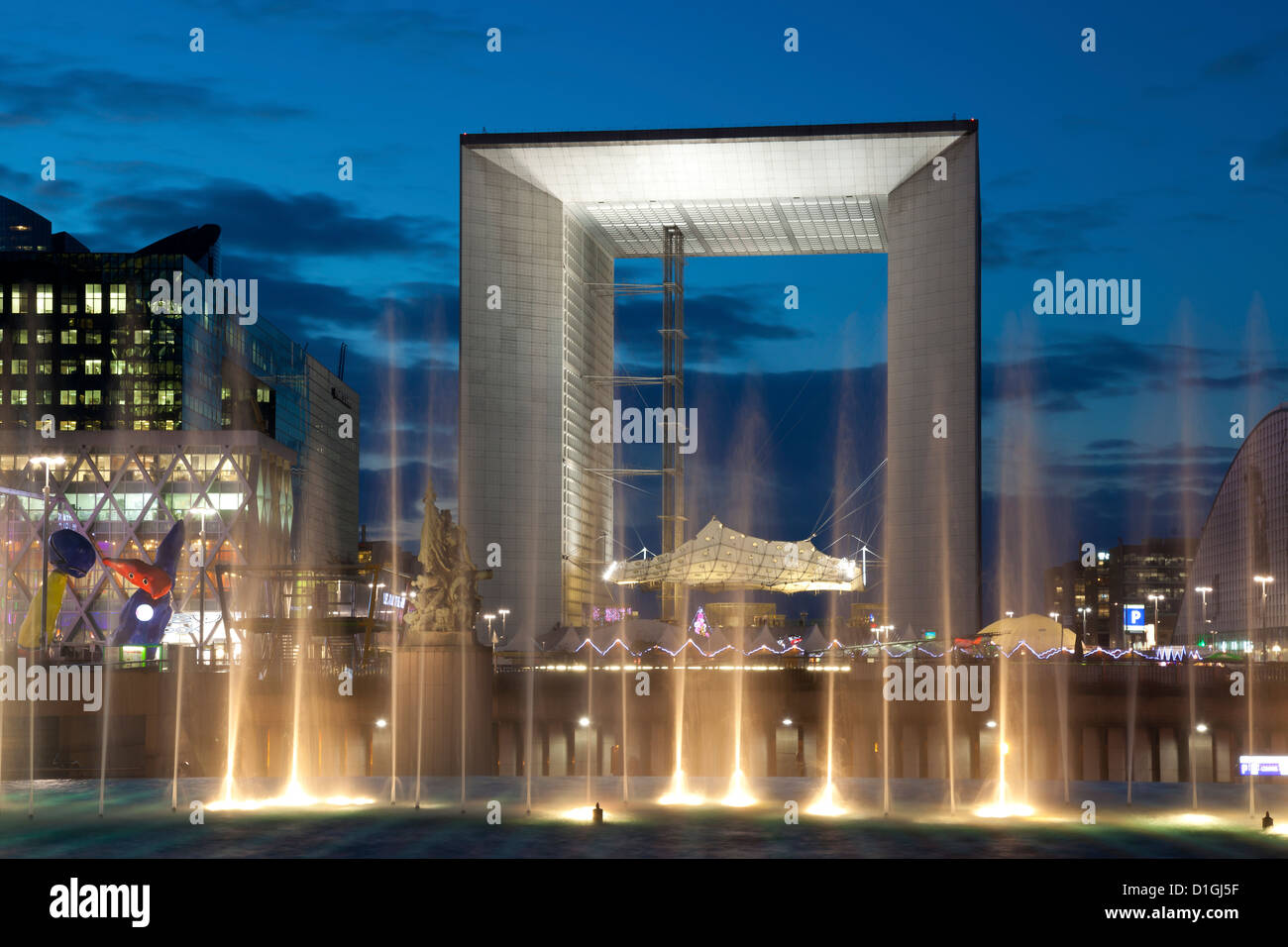 Le grand Arche, La Défense, Paris, Frankreich Stockfoto