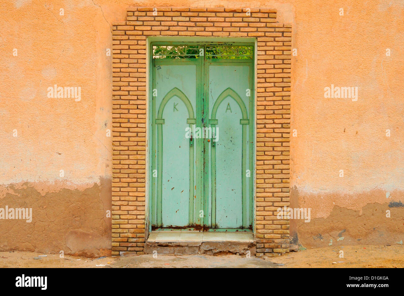 Farbige Tür in der von Sidi Bou Saïd Stockfoto