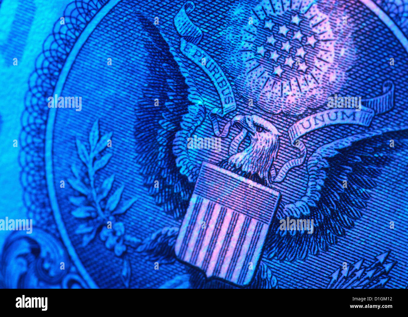 Geld, US-dollar Stockfoto