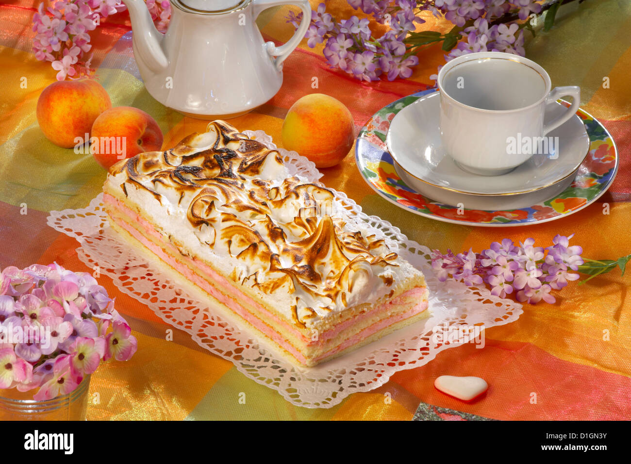 Toffee Kuchen Stockfoto