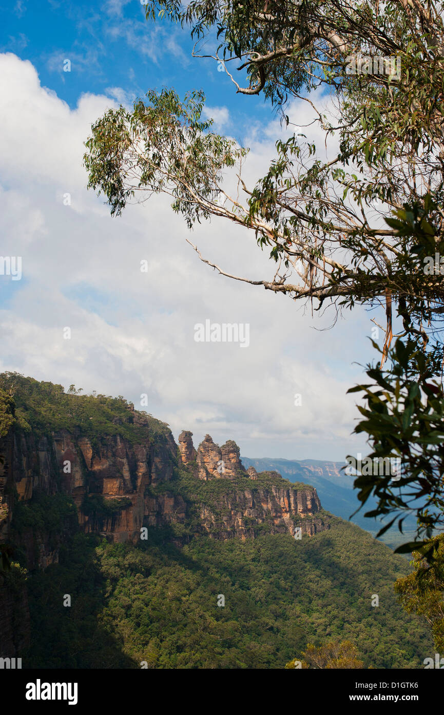 Die drei Schwestern, Blue Mountains, Katoomba, New South Wales, Australien, Pazifik Stockfoto