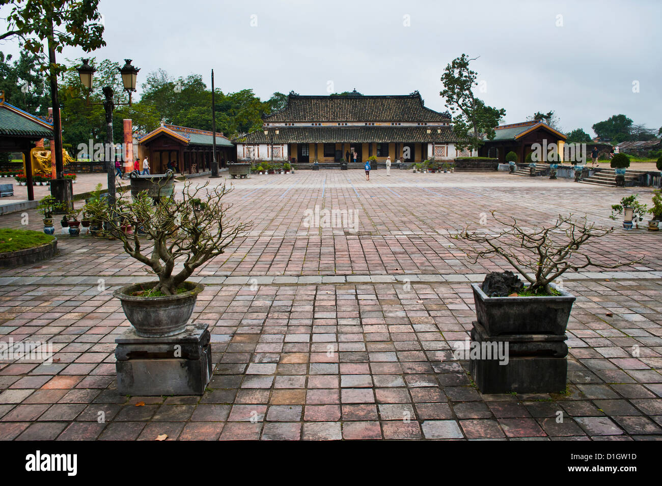 Altbau in Hue Zitadelle, der Kaiserstadt Hue, UNESCO-Weltkulturerbe, Vietnam, Indochina, Südostasien, Asien Stockfoto