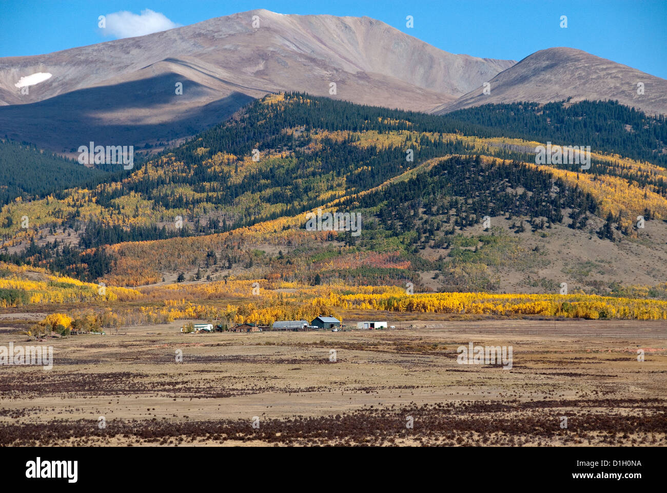 Mount Silverheels aus den South Park County Colorado USA Stockfoto