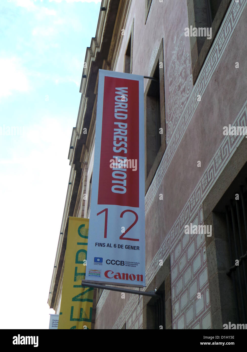 Die World Press Photo-Ausstellung in Barcelona befindet sich in das Zentrum der zeitgenössischen Kultur von Barcelona (CCCB) bis 6. Januar 2013. Die katalanische Samuel Aranda hat in diesem Jahr gewonnen und hat eine Ausstellung an der gleichen Stelle mit dem Namen "Nach der Revolution". Stockfoto