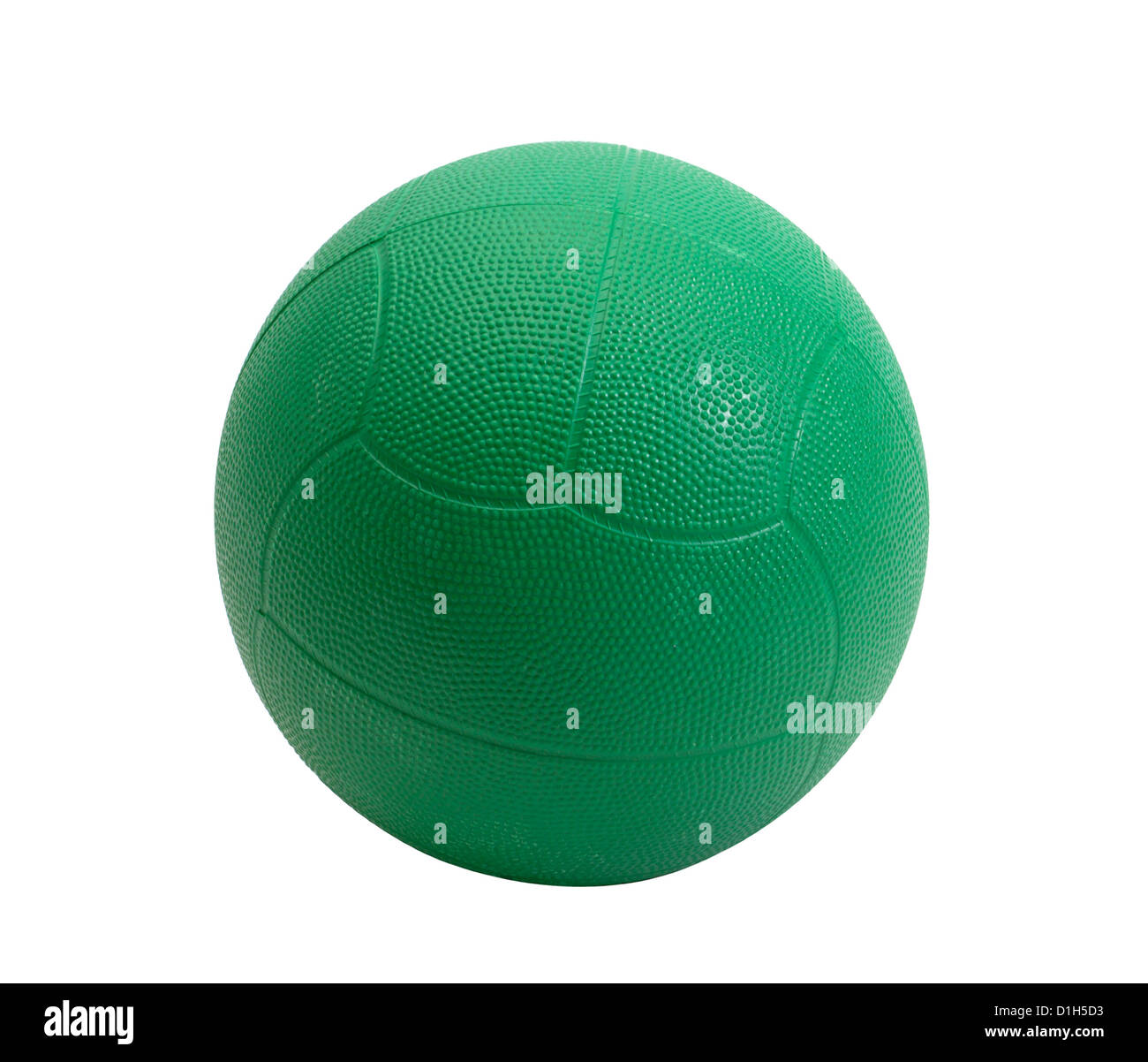 Grüne Medizin Ball für Muskelaufbau und Sport-Spiele Stockfoto