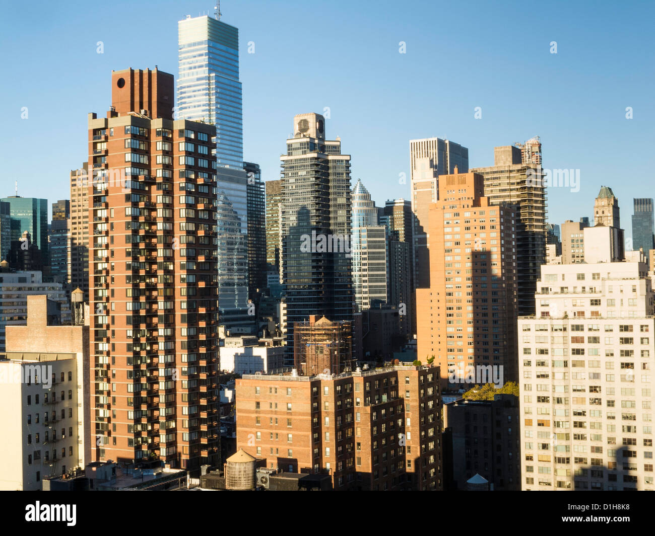 Upper East Side Skyline Vista, New York City, USA Stockfoto