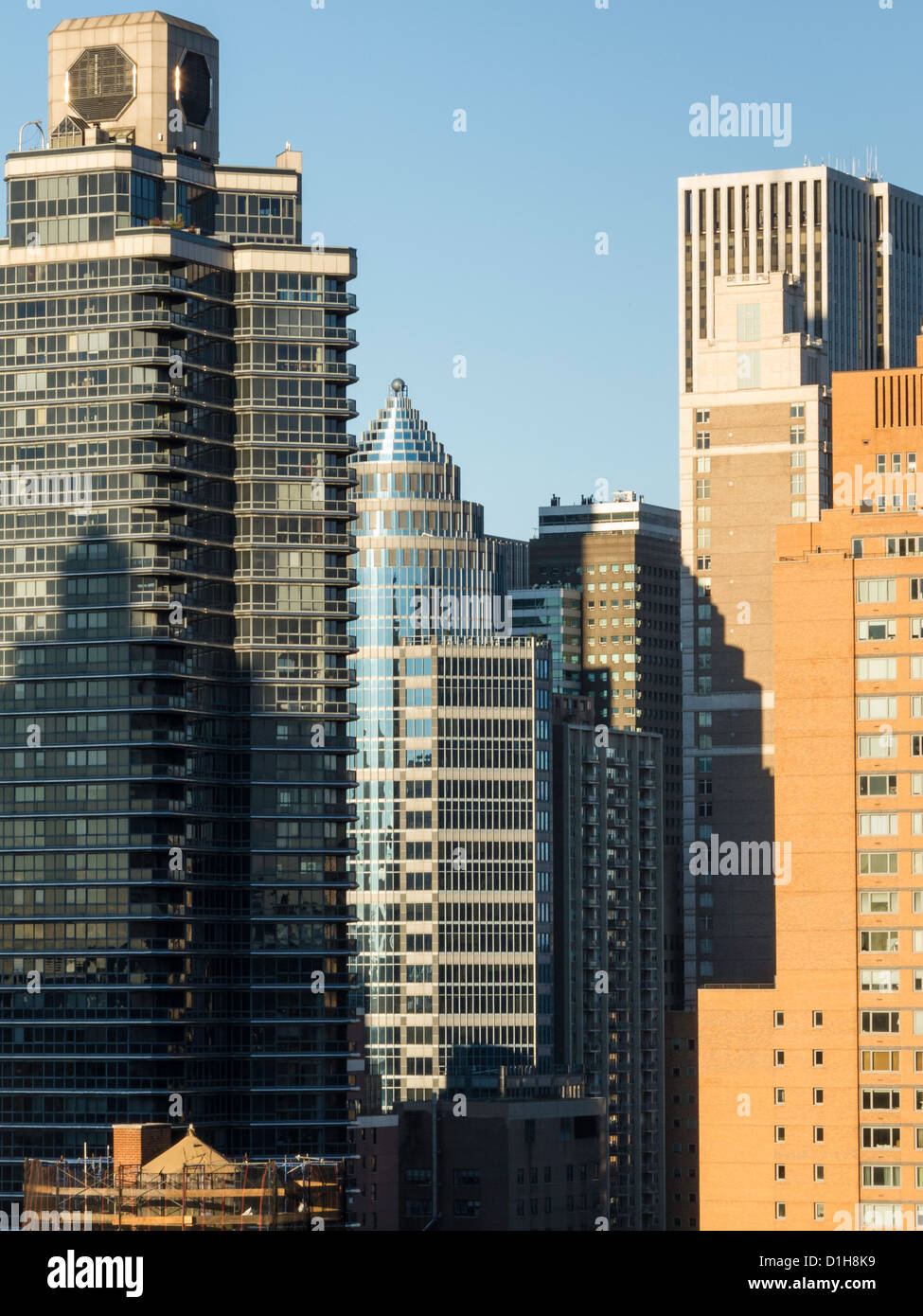 Upper East Side Skyline Vista, New York City, USA Stockfoto