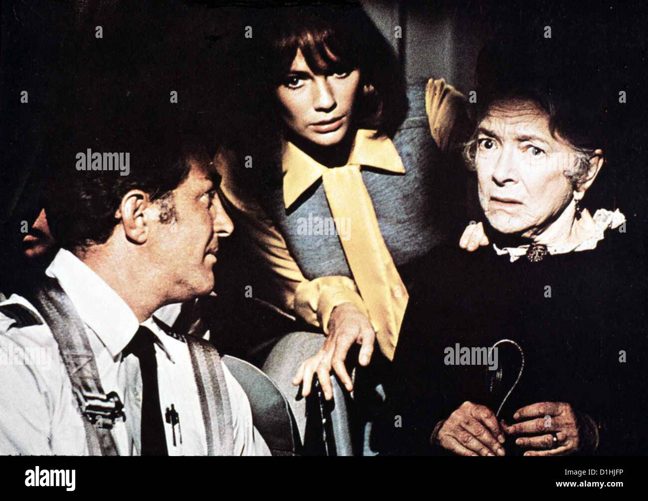 Flughafen!   Flughafen Dean Martin, Jaqueline Bisset, Helen Hayes *** lokalen Caption *** 1970-- Stockfoto