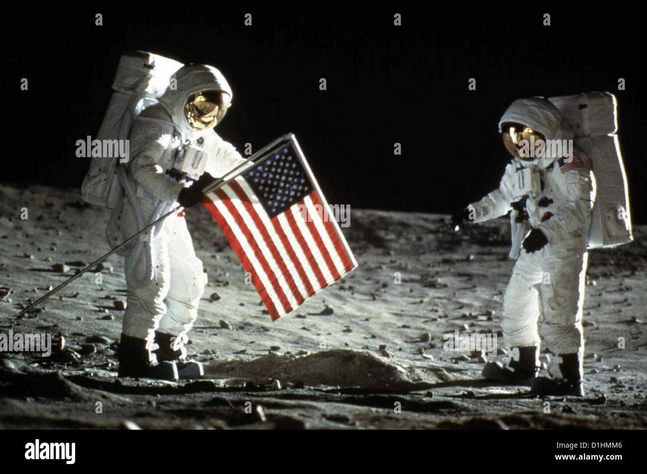 Apollo 11 Apollo 11 Szene Am 20. Juli 1969 Landete Das Amerikanische Raumschiff Apollo 11 Auf Dem Mond. Lokalen Caption *** Stockfoto