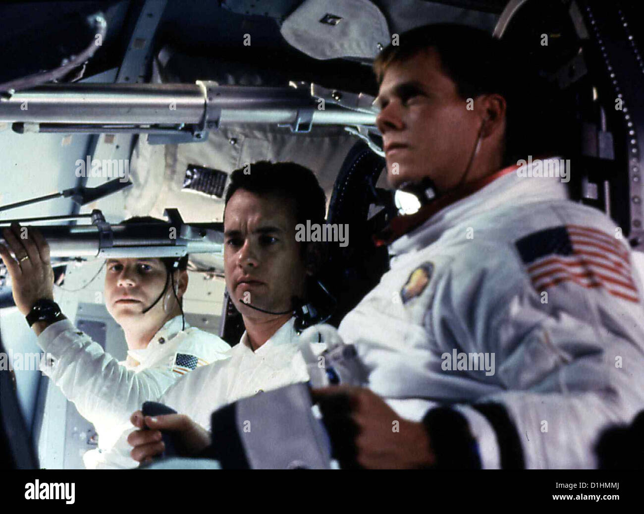 Apollo 13 Apollo 13 Fred Haise (Bill Paxton), Jim Lovell (Tom Hanks), Jack Swigert (Kevin Bacon) *** lokalen Caption *** 1995 Stockfoto