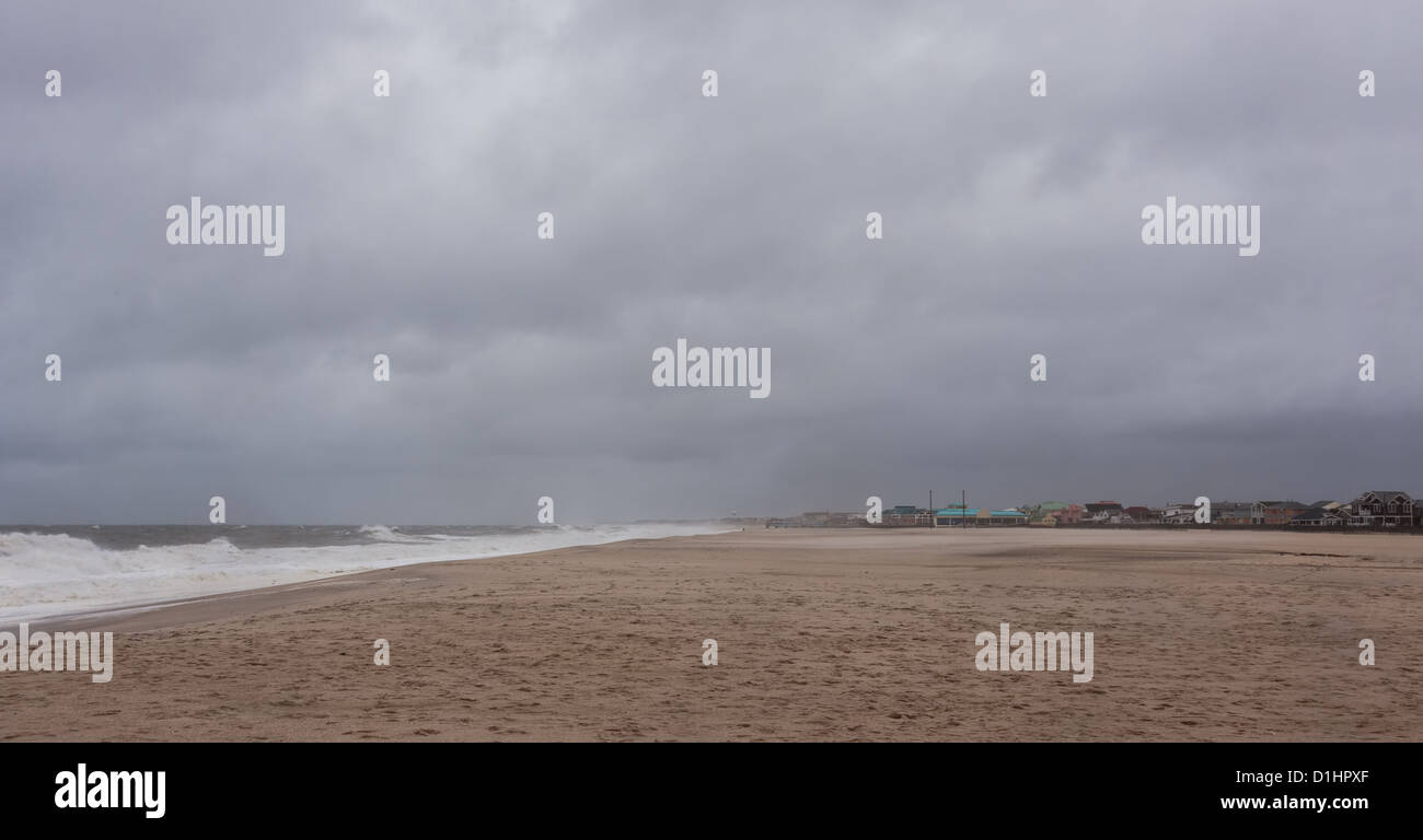 Point Pleasant New Jersey am Sonntag, 28. Oktober 2012. Dies ist ein Tag bevor Hurrikan Sandy Landfall gemacht. Stockfoto