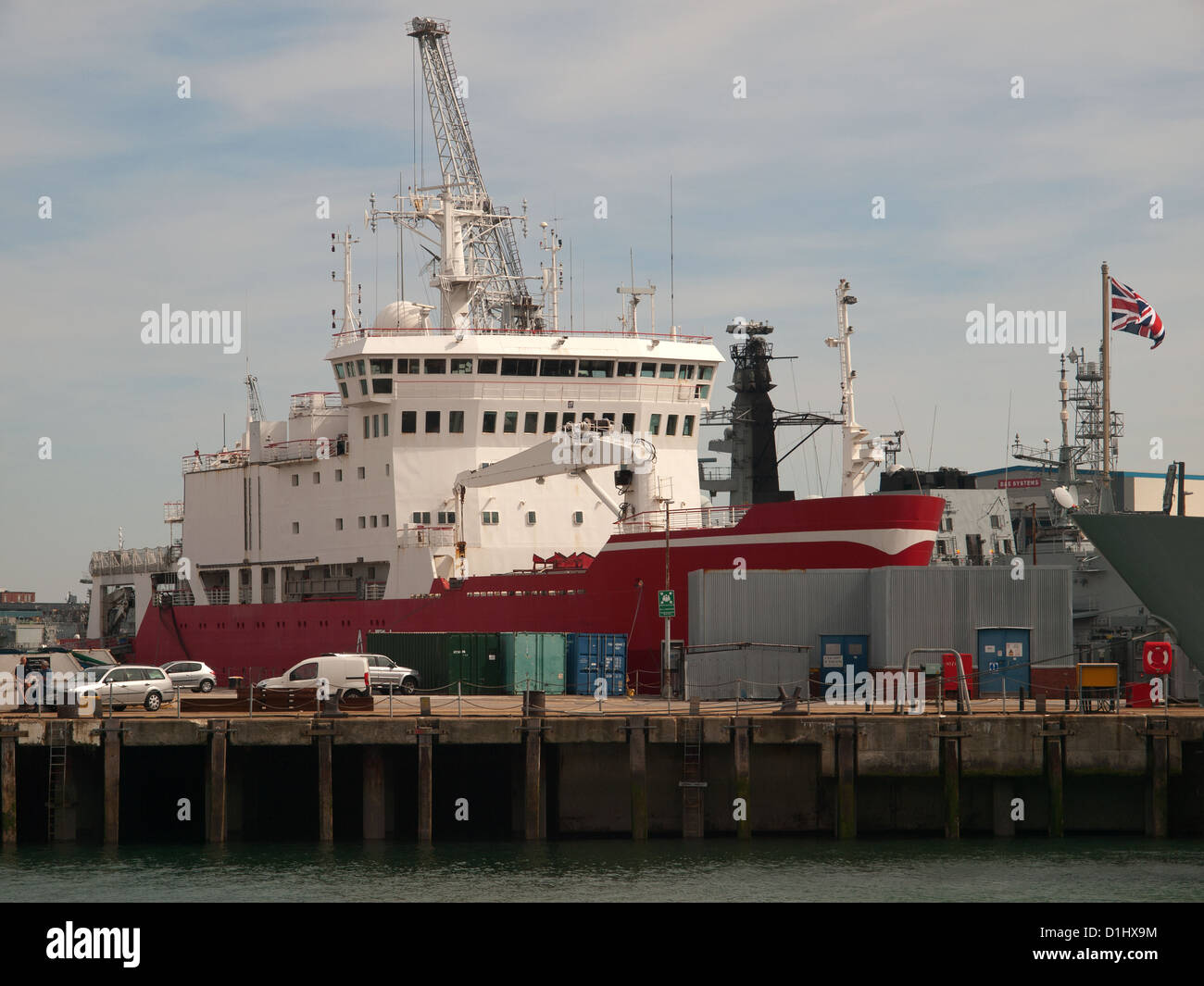 HMS Endurance Portsmouth Harbour Hampshire England UK Stockfoto