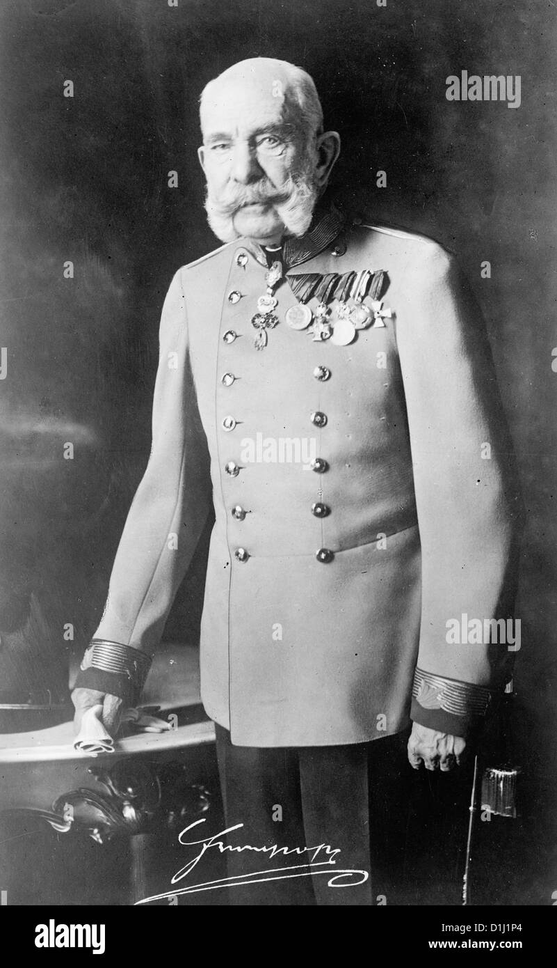 FRANZ JOSEF EMPEROR OF AUSTRIA-HUNGARY, ca. 1914 Stockfoto