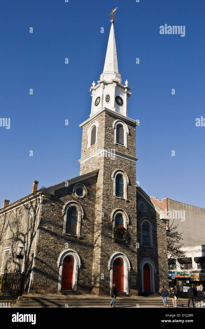 Flatbush reformierte niederländische Kirche, erbaut 1790, Brooklyn, New York Stockfoto