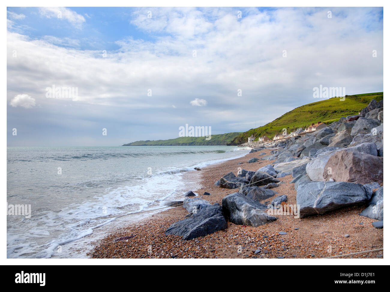 Beesands Strand, Devon, England Stockfoto