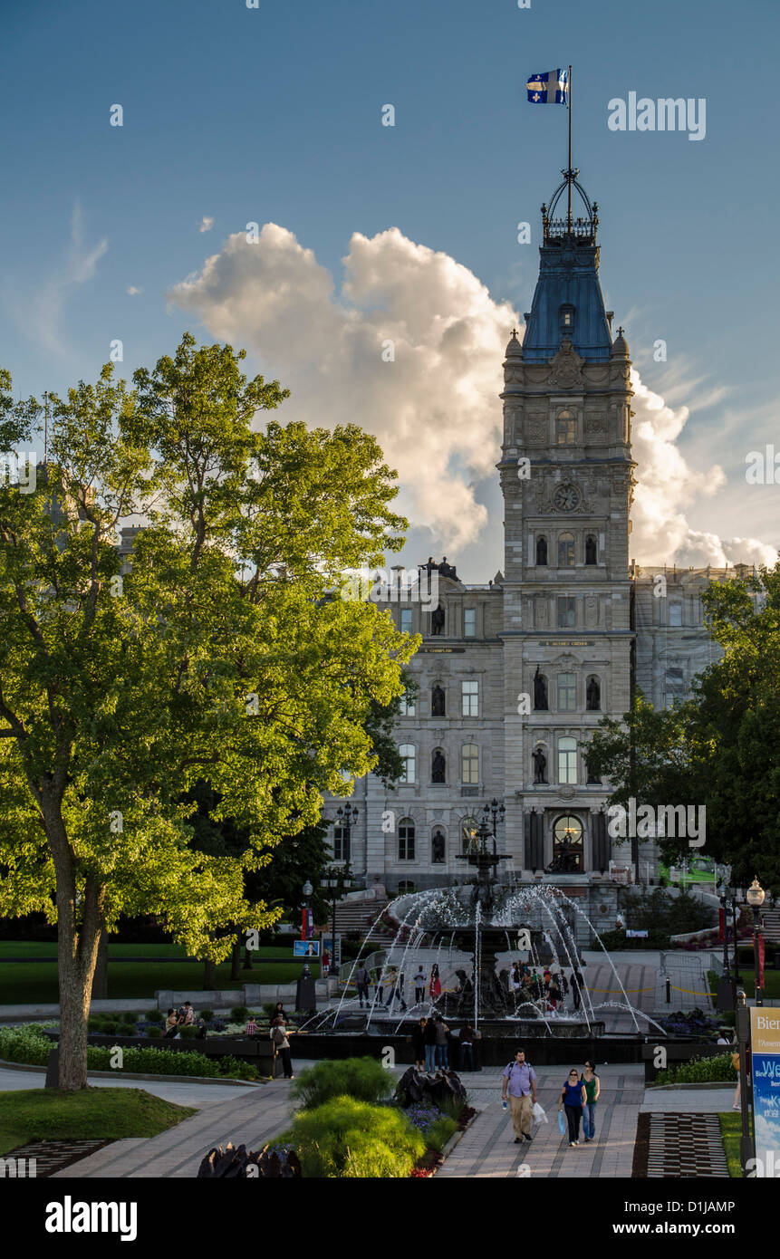 Parlamentsgebäude in Quebec City, Provinz Quebec, Kanada Stockfoto