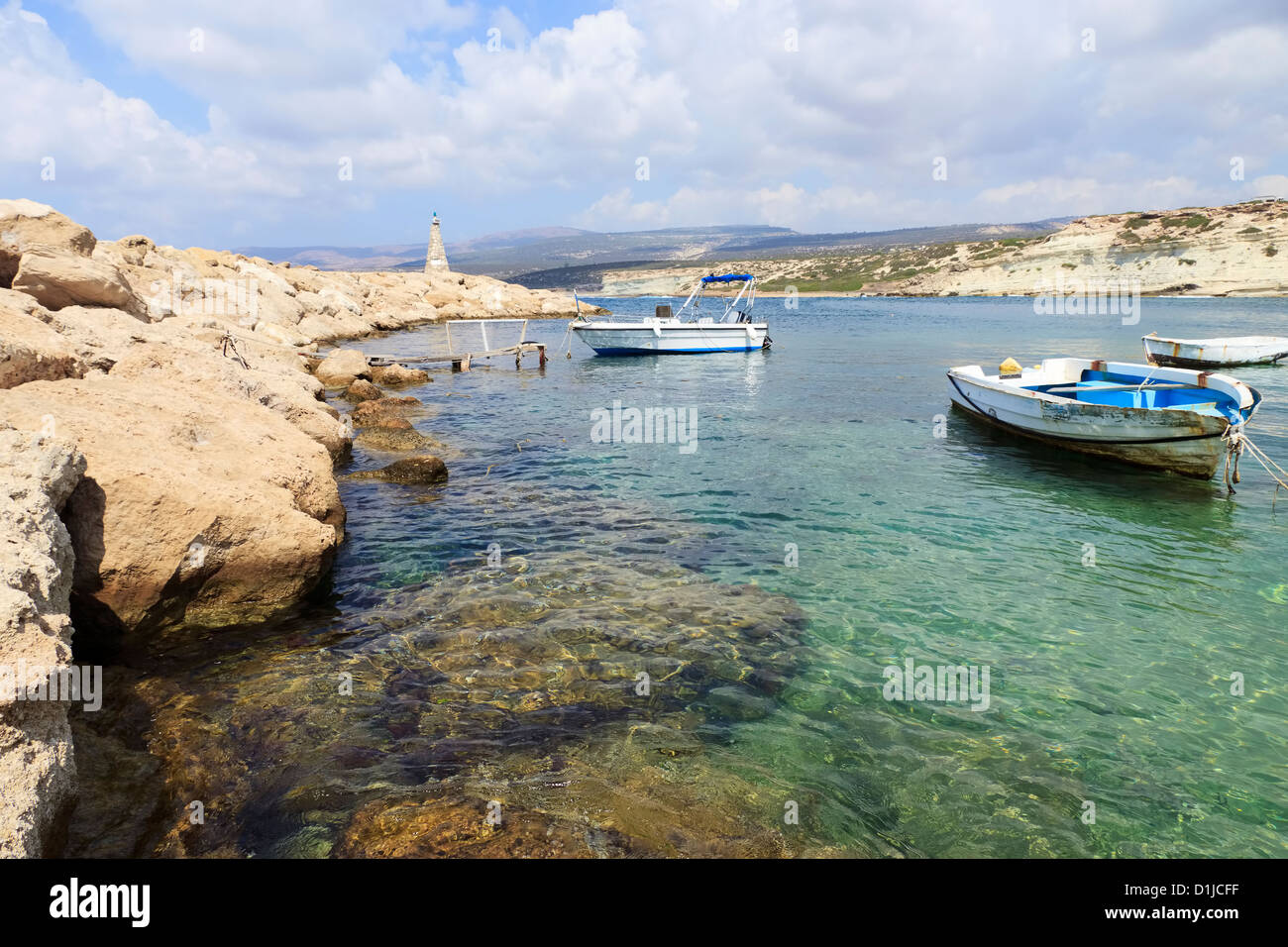 Agios Georgios Marina, Bereich Paphos, Zypern Stockfoto