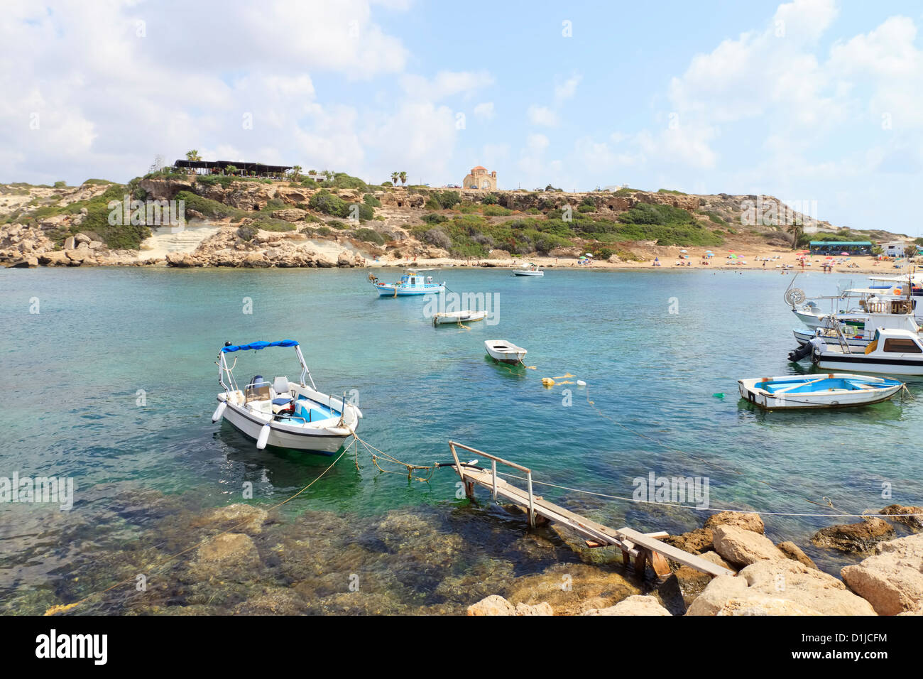 Agios Georgios Marina, Bereich Paphos, Zypern Stockfoto