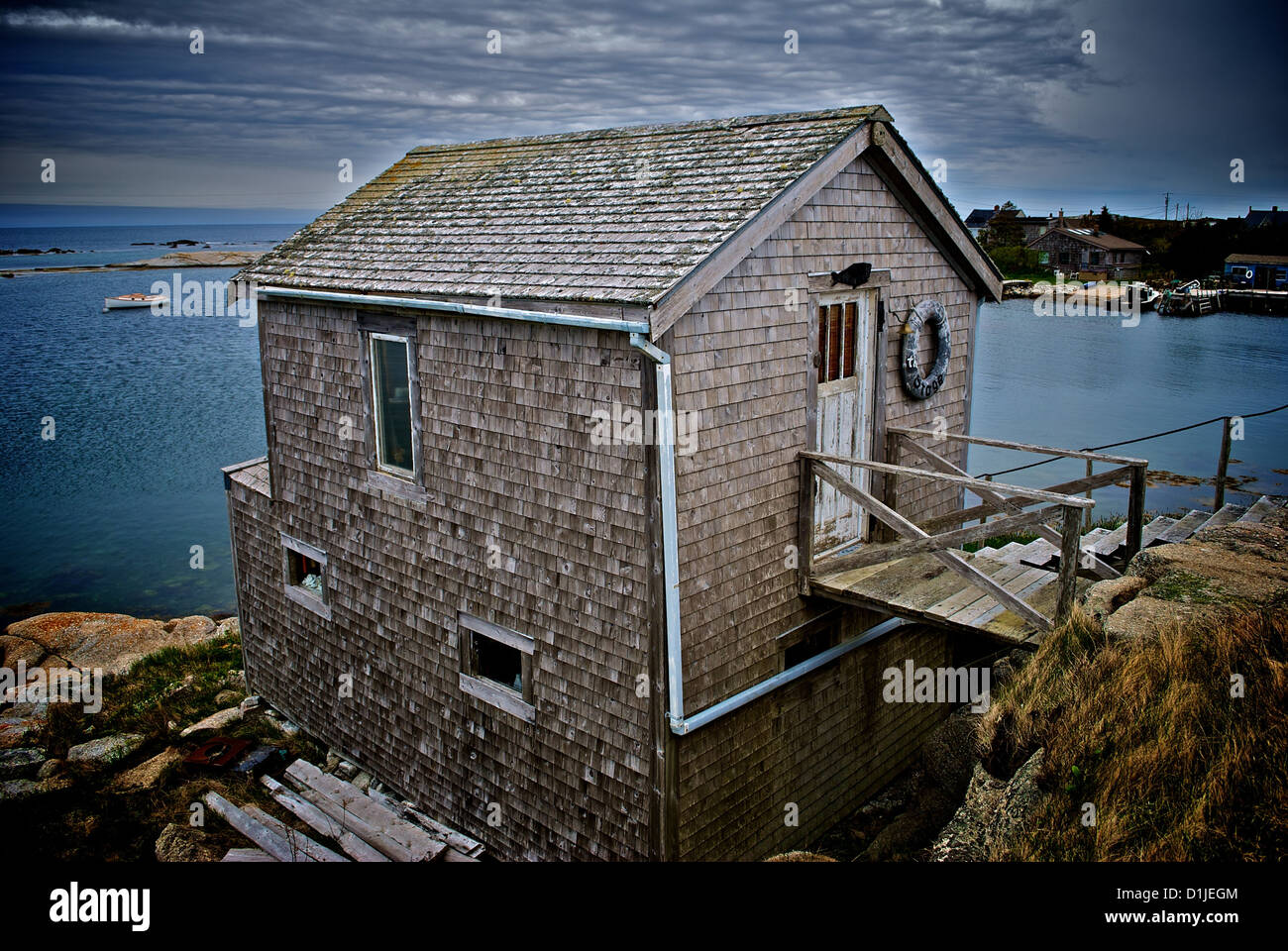 Aussicht, NS, Canada - Fisherhouse Stockfoto