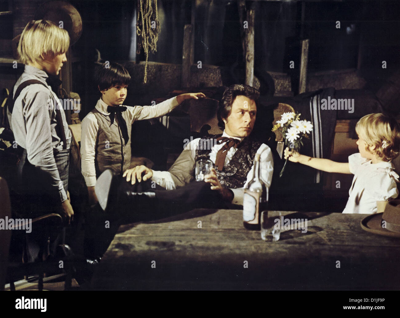 Sterben Sie Semmelknödel-Bande Apple Dumpling Gang, das Szenenbild Walt Disney Productions Stockfoto