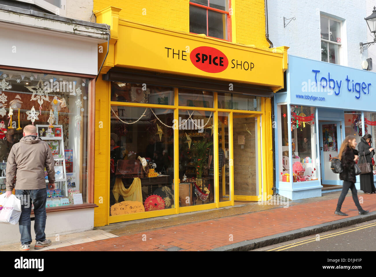 Der neue Gewürz-Shop in Brighton verkauft Kräuter und Gewürze aus der ganzen Welt Stockfoto