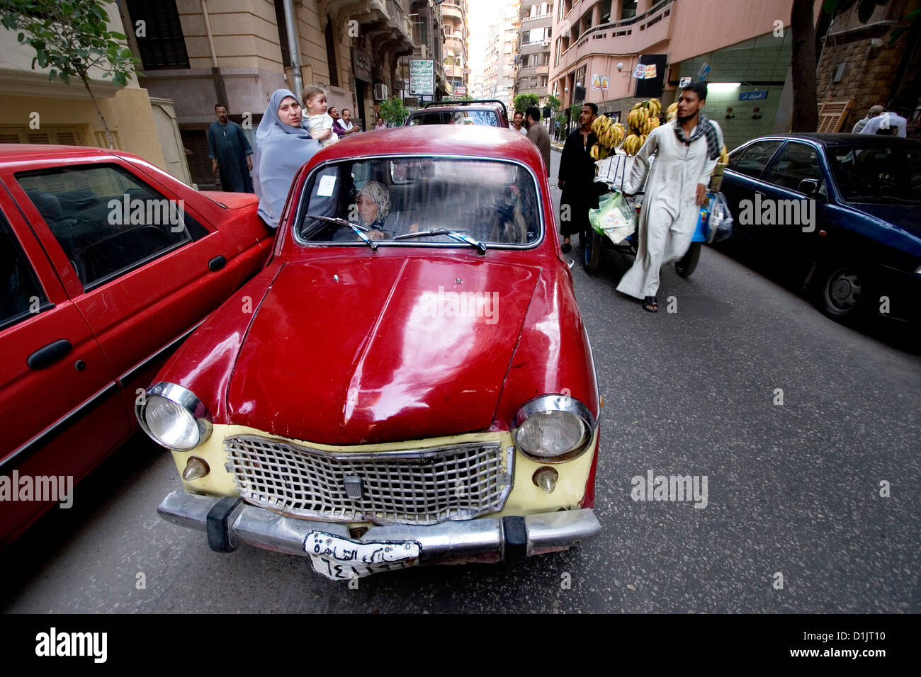 Ägypten Kairo street scene Stockfoto