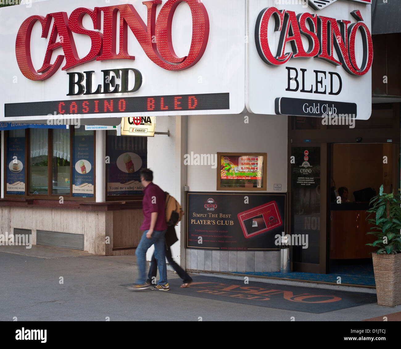 Casino-Bled Stockfoto