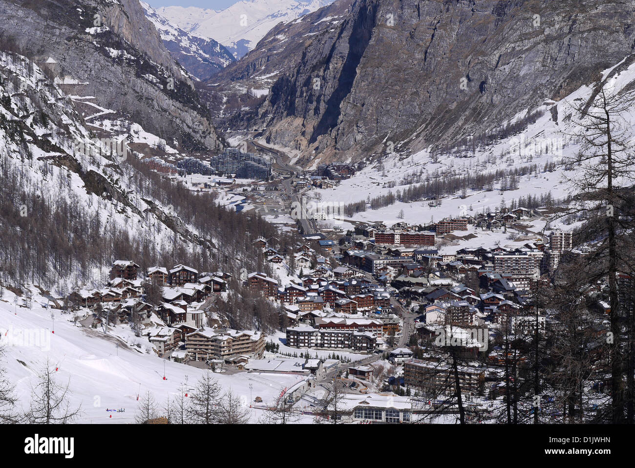 Val d ' Isere Stockfoto