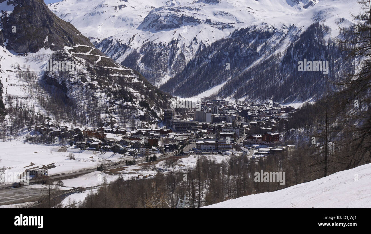 Val d ' Isere Stockfoto