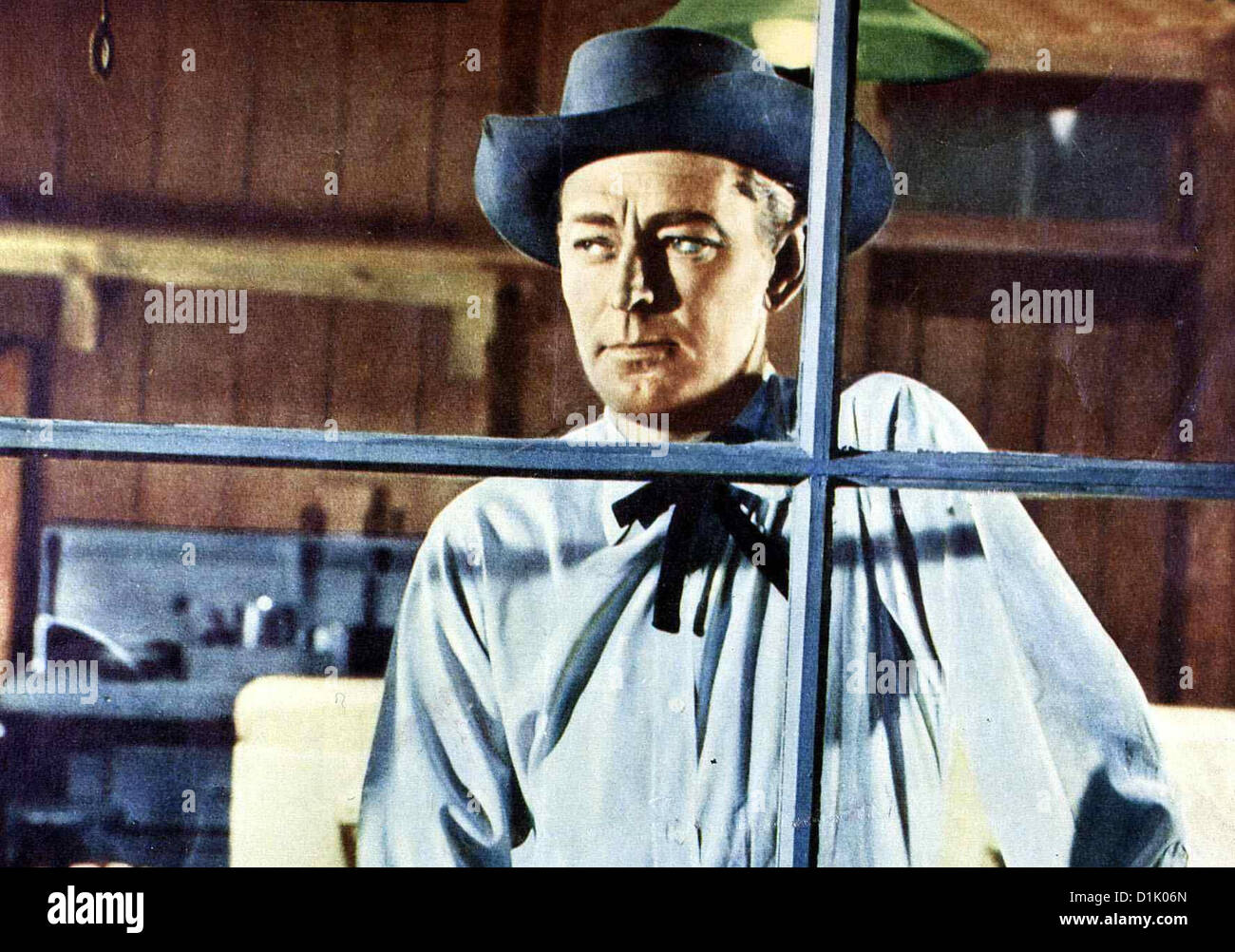 Nationalsozialist deutschen Hauptgestalten Land große Land, Alan Ladd Nach Dem Amerikanischen Buergerkrieg Kaempft Tschad (Alan Ladd) Gegen den Stockfoto