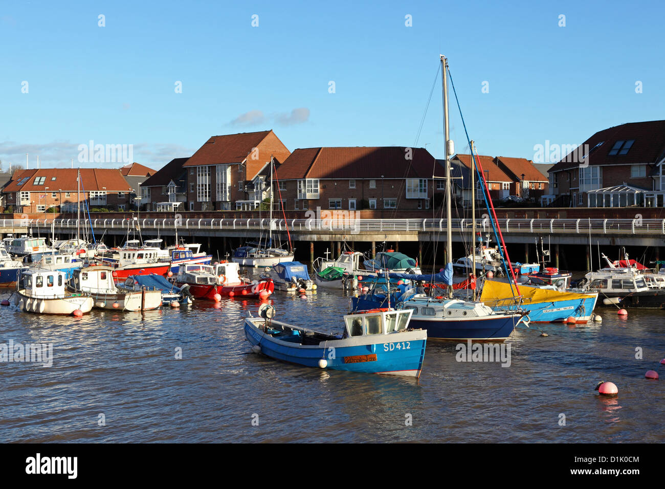 Boote Im Hafen Von Sunderland Marina In Sunderland England Uk Stockfotografie Alamy