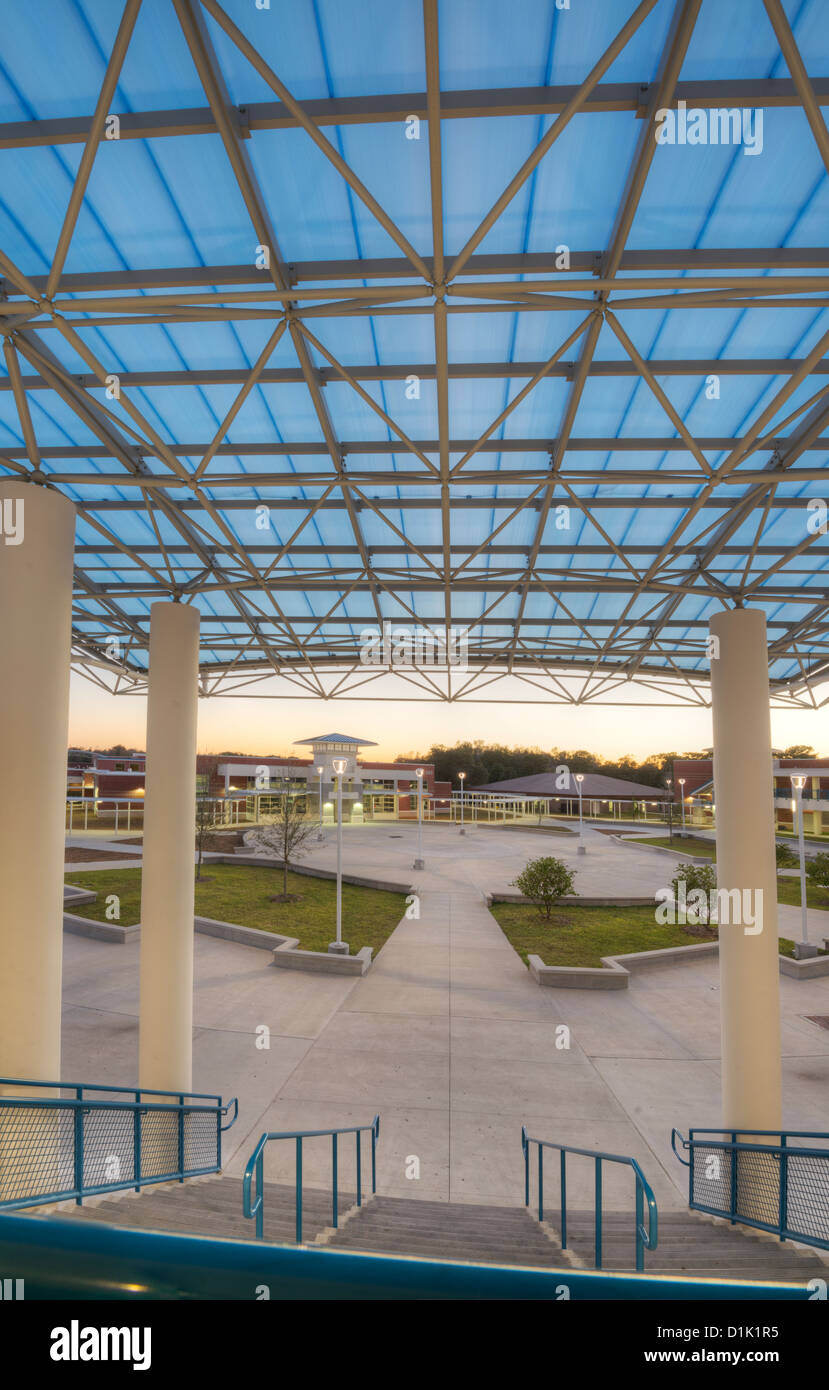 High School in Crystal River, Florida Stockfoto