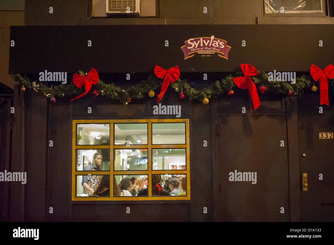 Sylvia es Restaurant an der Lenox Avenue in Harlem in New York Stockfoto