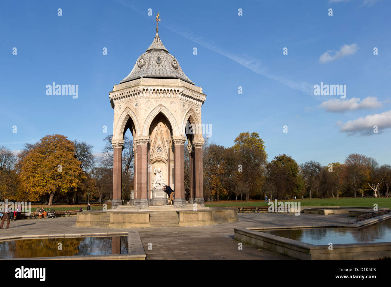 Victoria Fountain, eine aufwendige Trinkbrunnen, gespendet von Angela Burdett-Coutts im Jahre 1862, Victoria Park, London, England, UK. Stockfoto
