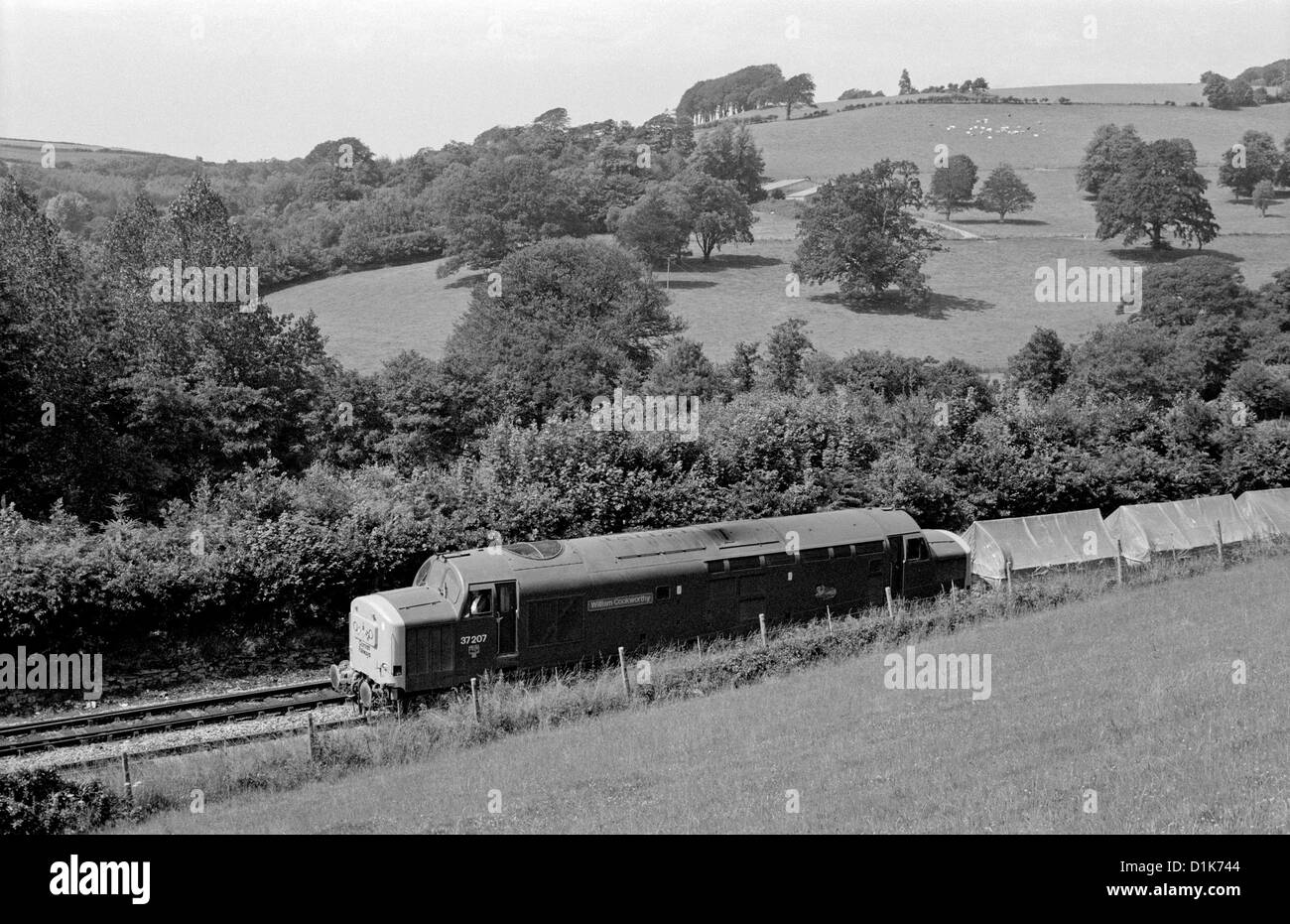 Porzellanerde Zug, Cornwall, England, UK. 1985 Stockfoto