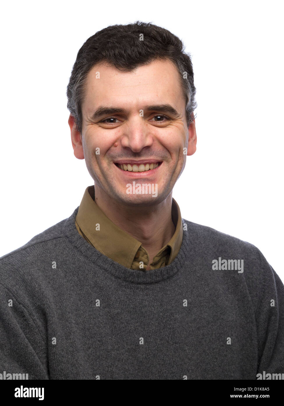 Porträt von ein lächelnder Mann Stockfoto