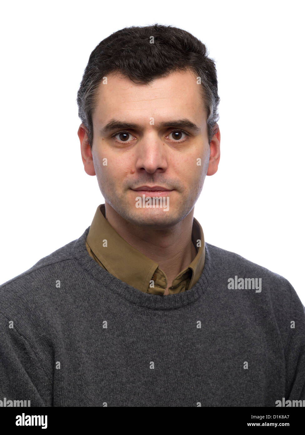 Porträt von selbstbewusst aussehender Mann Stockfoto