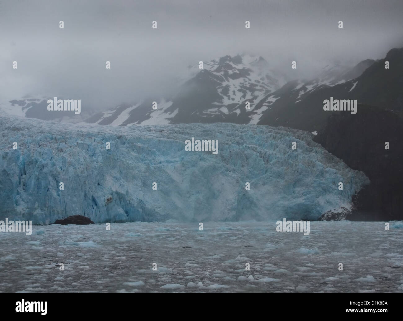 Gletscher, Seward Alaska Stockfoto