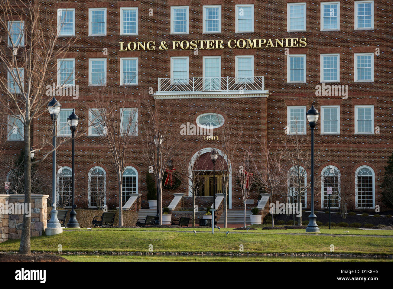 Der Hauptsitz der Immobilien Firma Long & Foster Unternehmen. Stockfoto