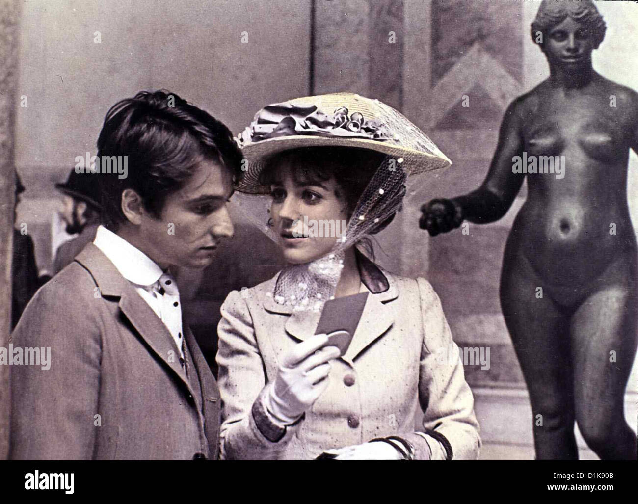 Zwei näher Aus Wales Und Die Liebe Zum Kontinent Deux Anglaises Et Le Kontinent, Les Jean-Pierre Leaud, Kika Markham In Stockfoto