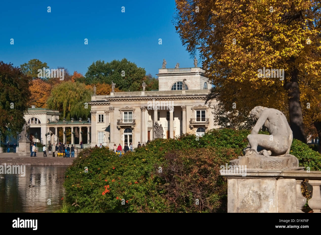 Lazienki Palast in Warschau, Polen Stockfoto
