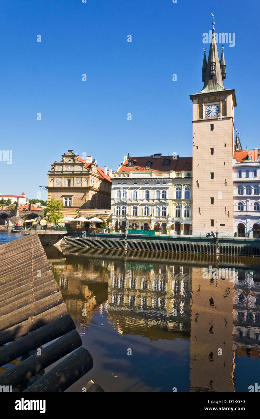 Stadtbild von Prag Gebäuden und Denkmälern, Tschechische Republik Stockfoto