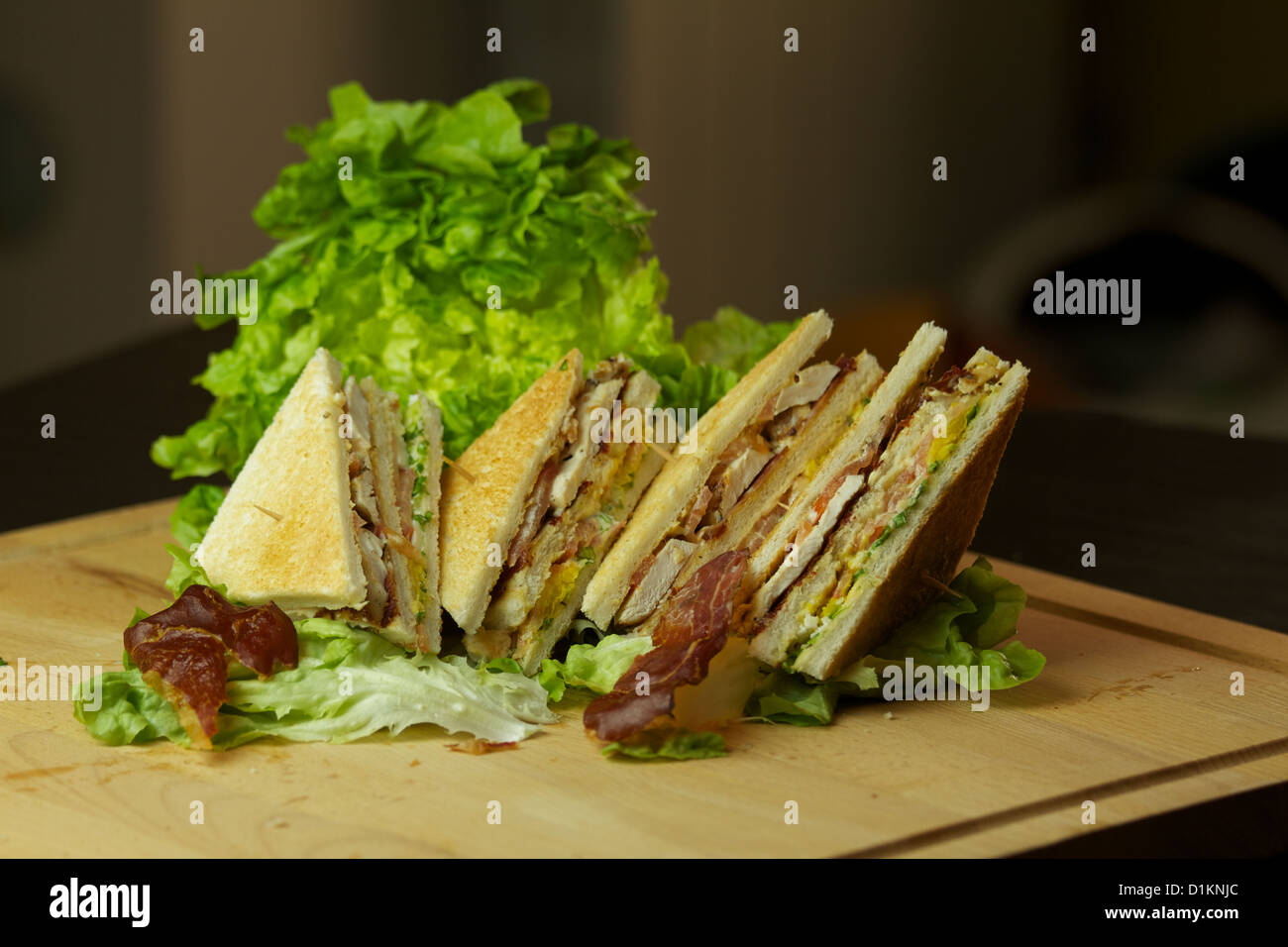 Club-sandwich Stockfoto