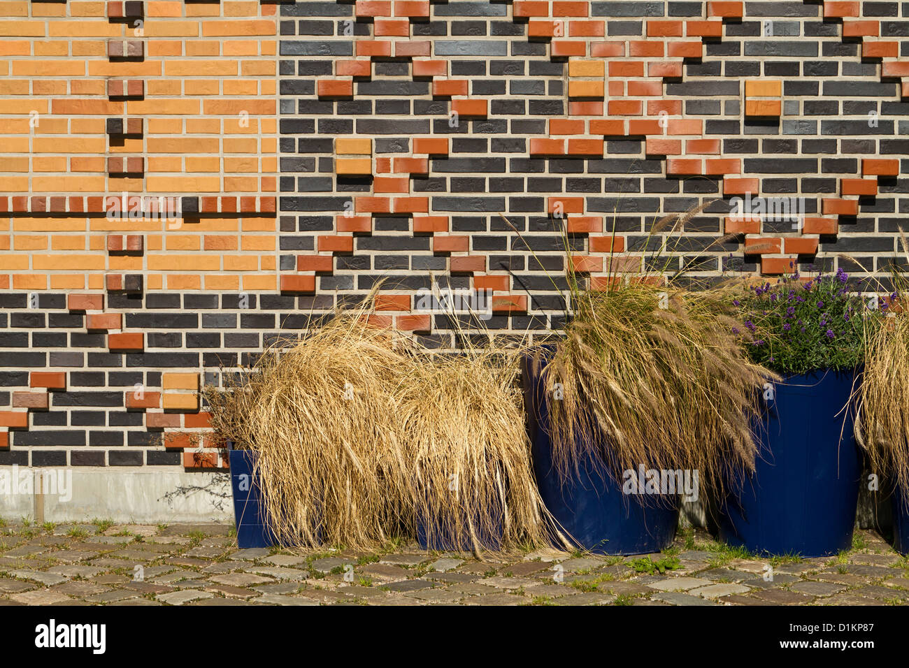 Typische Klinker Ziegel Fassade in Hamburg, Deutschland Stockfotografie -  Alamy