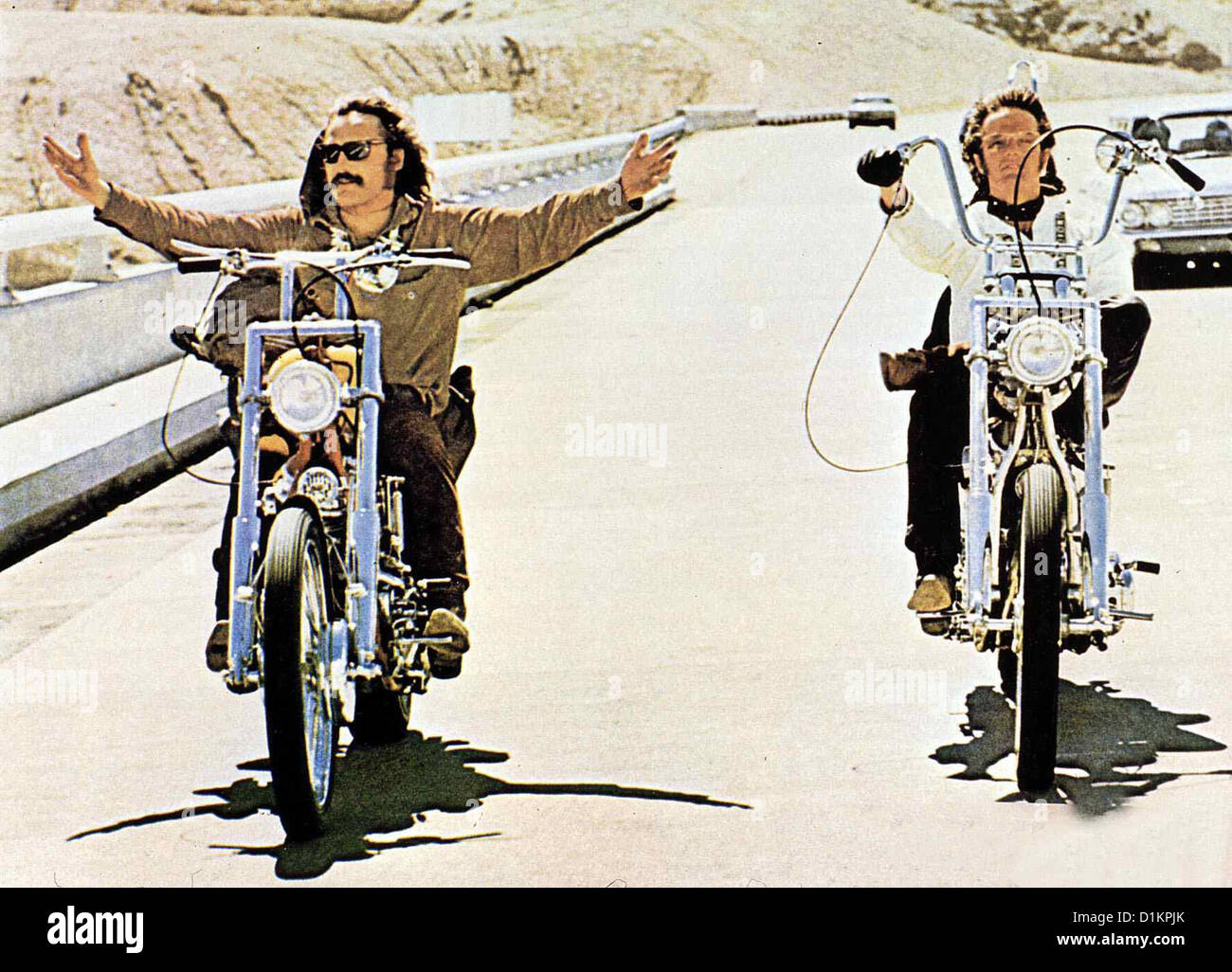 Easy Rider Easy Rider Dennis Hopper, Peter Fonda *** lokalen Caption *** 1969 Stockfotografie