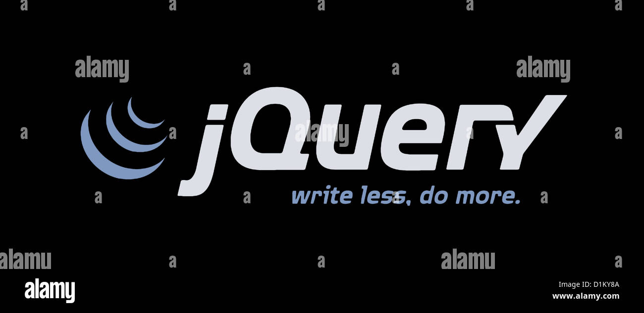 jQuery-logo Stockfoto