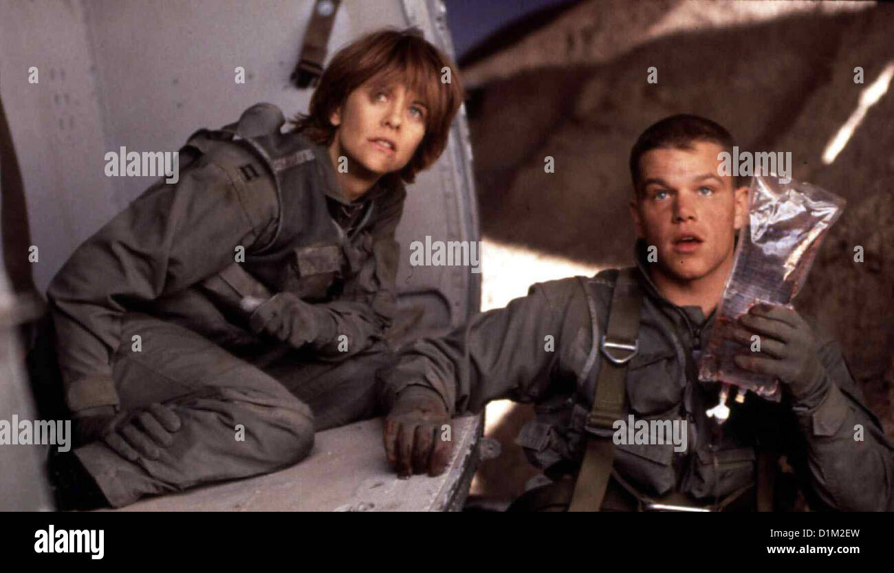 Mut Zur Wahrheit Mut unter Feuer Meg Ryan, Matt Damon Karen Walden (Meg Ryan) Wurde Waehrend Eines Einsatzes Im Golf-Krieg Stockfoto