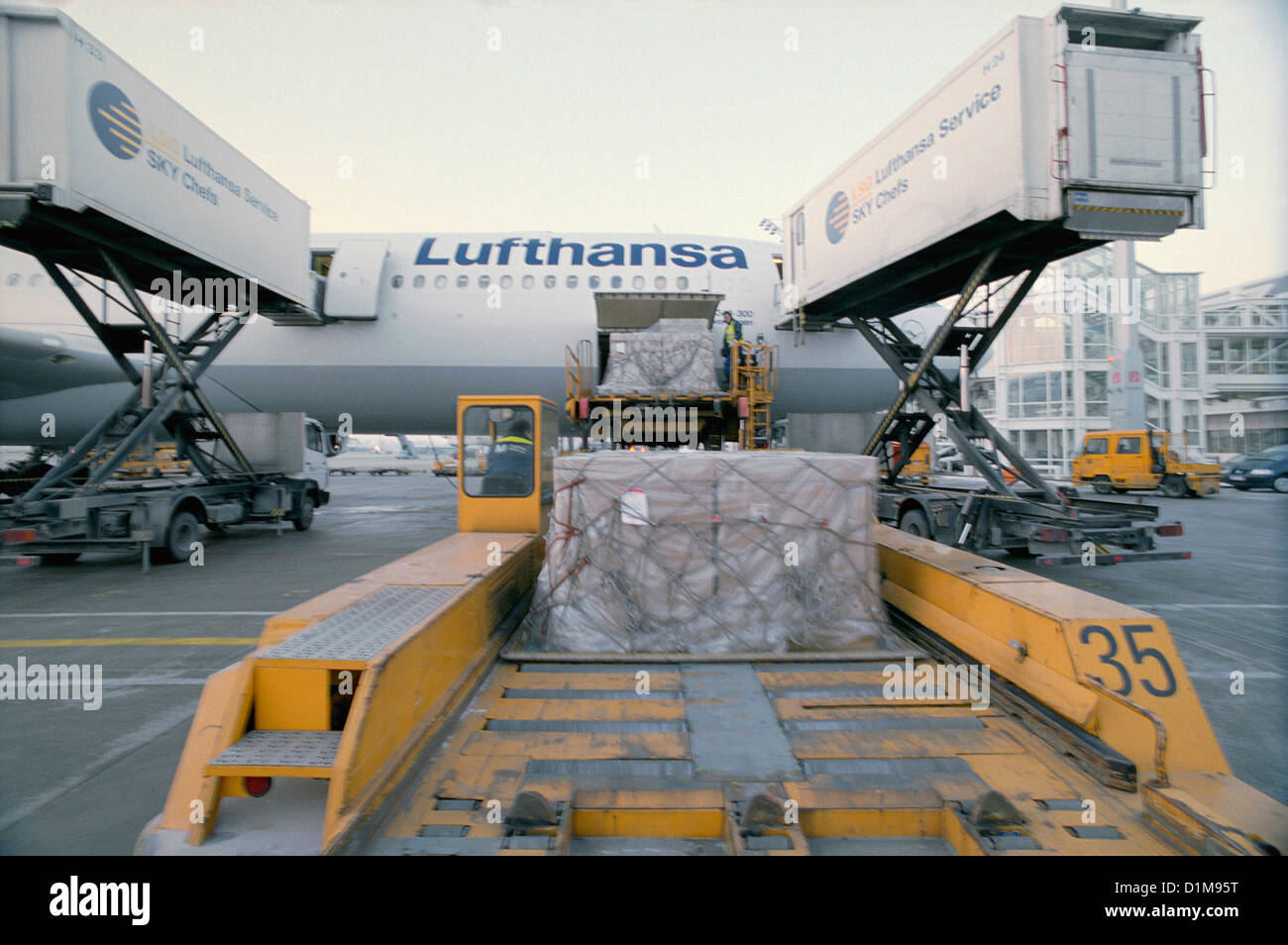 Flugzeug Air Vehicle Flugplatz Airlines Lufthansa Airport lizenzfrei außer anzeigen und Plakate Stockfoto