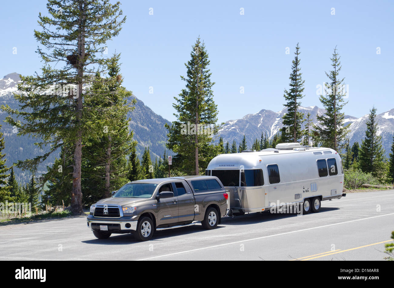Die Million Dollar Highway zwischen Silverton und Ouray Colorado in den San Juan Mountains des südlichen Colorado Stockfoto