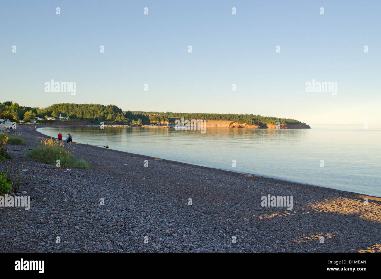 Bay Of Fundy National Park New Brunswick Kanada mit seinen Stränden Wildnis und Leuchttürme Stockfoto